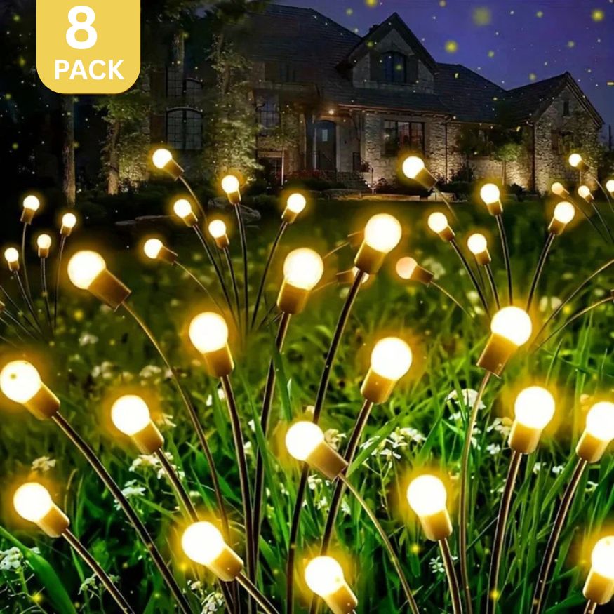 Solar Firefly Garden Lights (4 or 8 Pack)